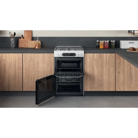 Hotpoint Double Dual Fuel Cooker - 3